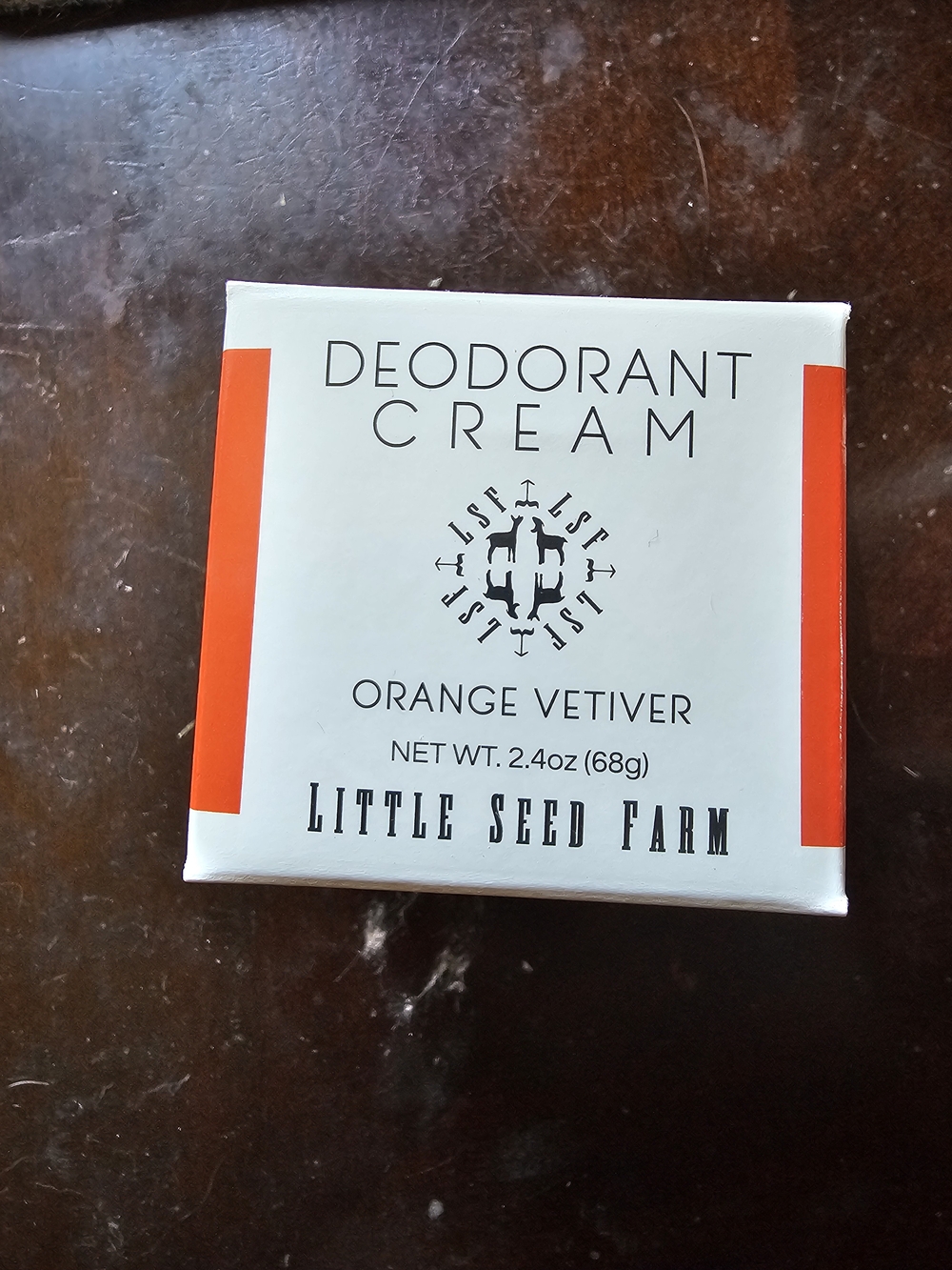 Orange Vetiver Seasonal Deodorant Cream